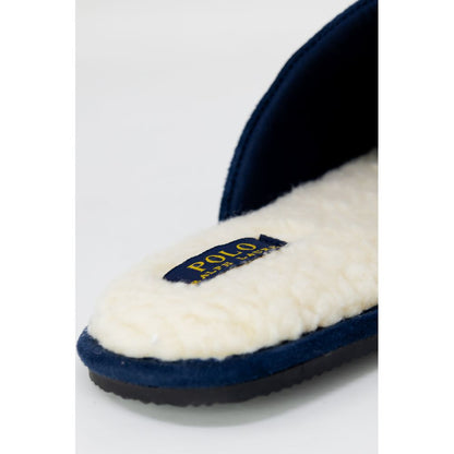 Pantofole Ralph Lauren in poliestere blu