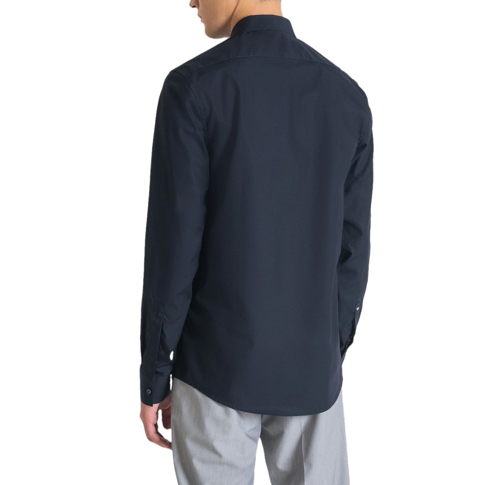 Camicia elegante Antony Morato in cotone blu