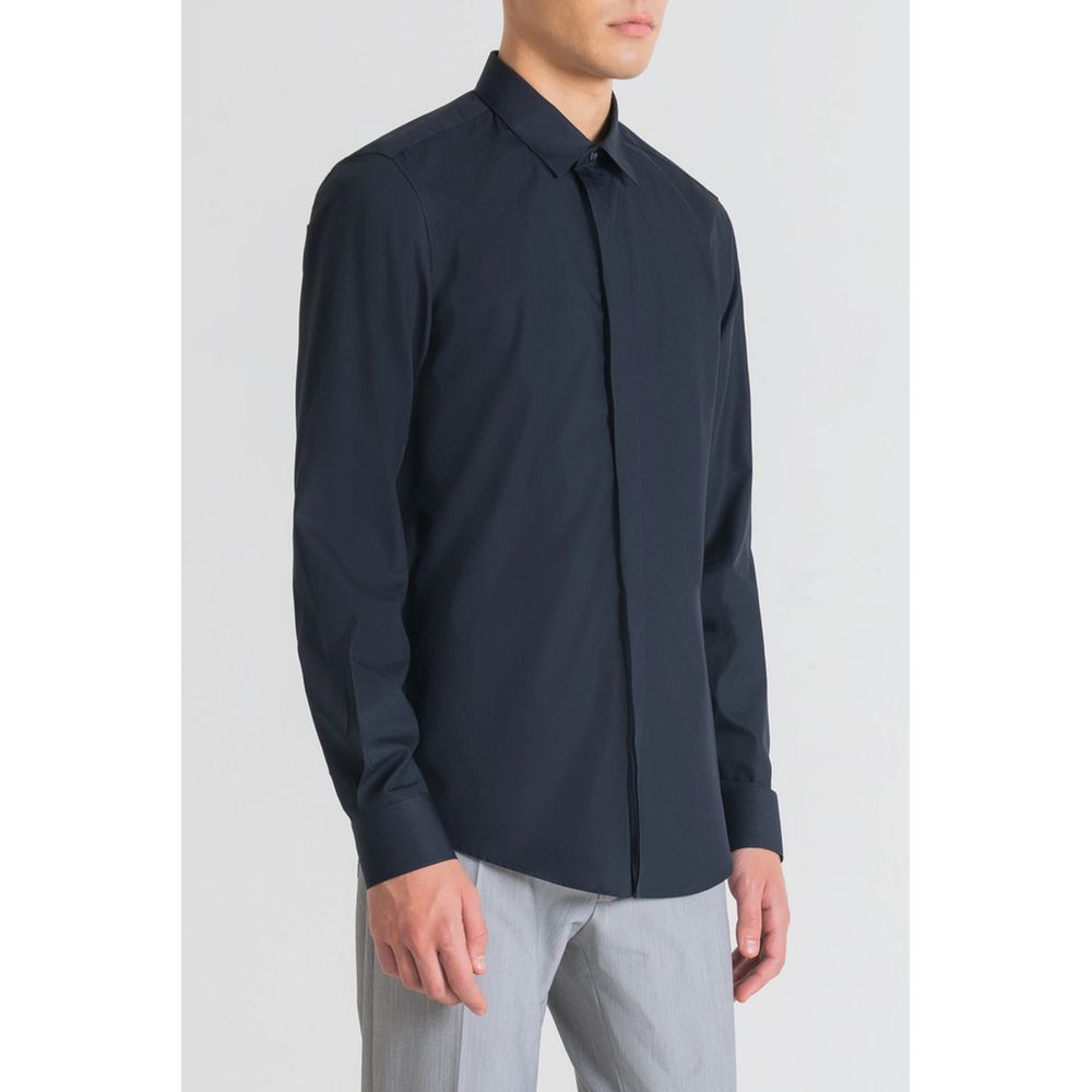 Camicia elegante Antony Morato in cotone blu