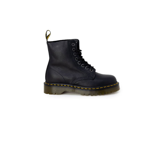 Stivali stringati in pelle nera Dr. Martens