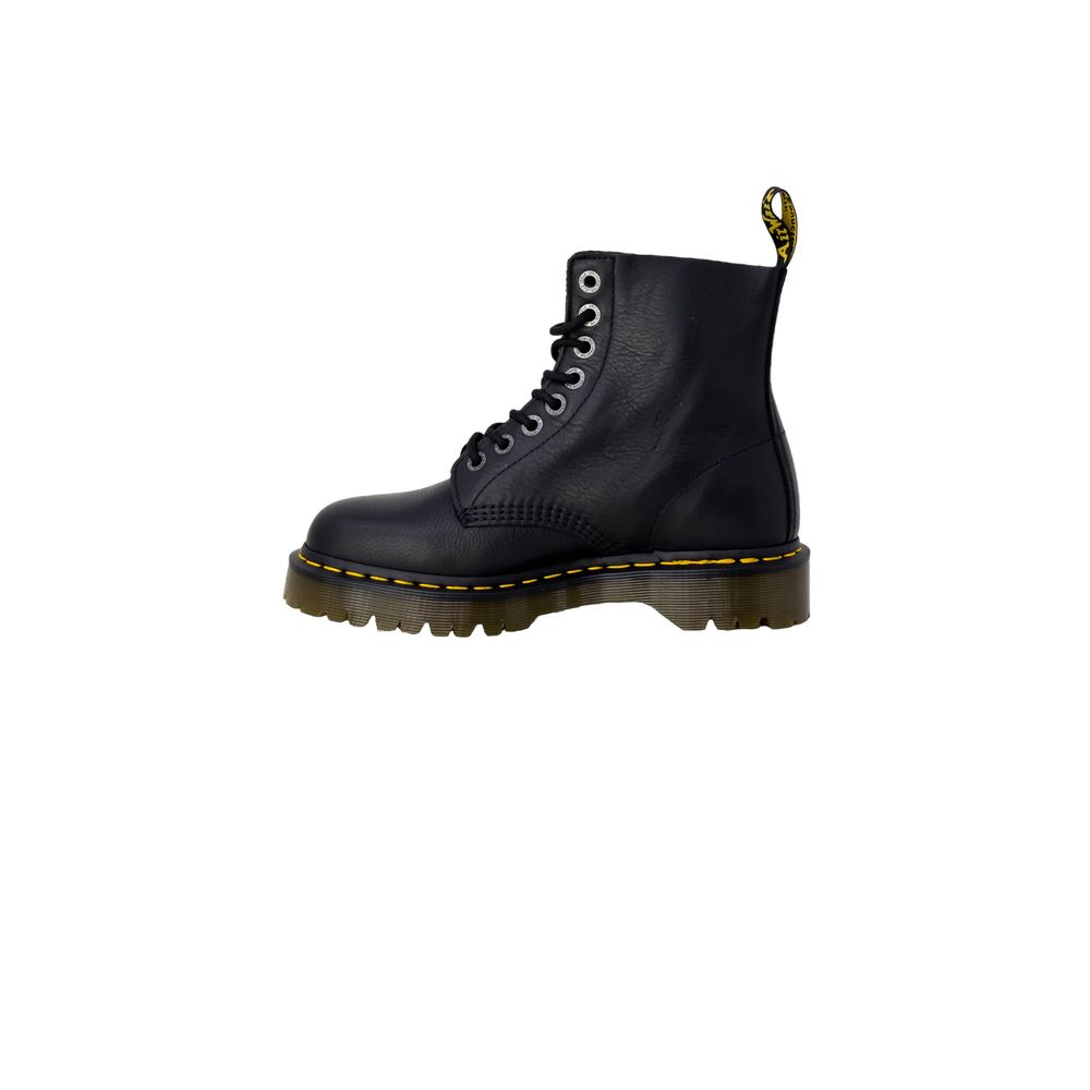 Bottes Dr. Martens en cuir noir à lacets