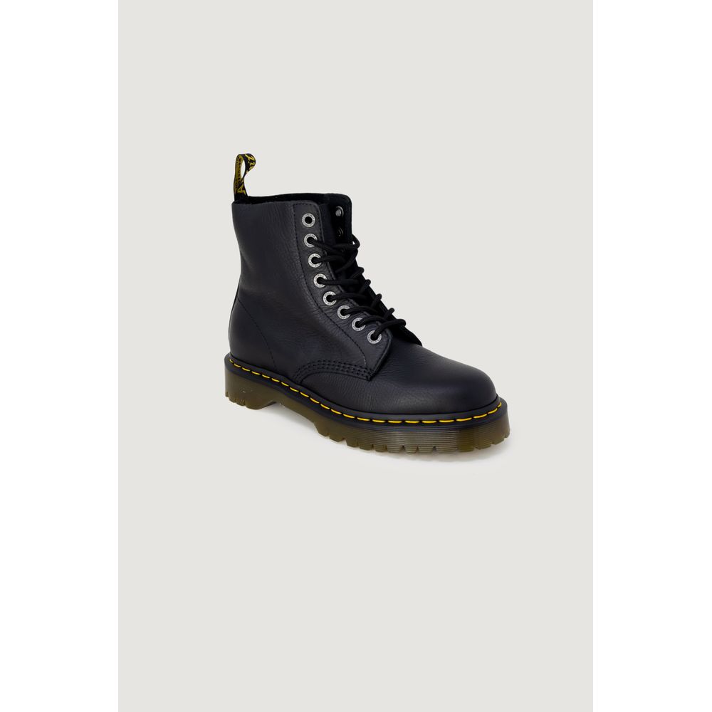 Bottes Dr. Martens en cuir noir à lacets