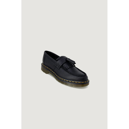 Scarpe con plateau in pelle nera Dr. Martens