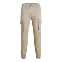 Pantaloni Cargo Jack Jones Beige in Cotone