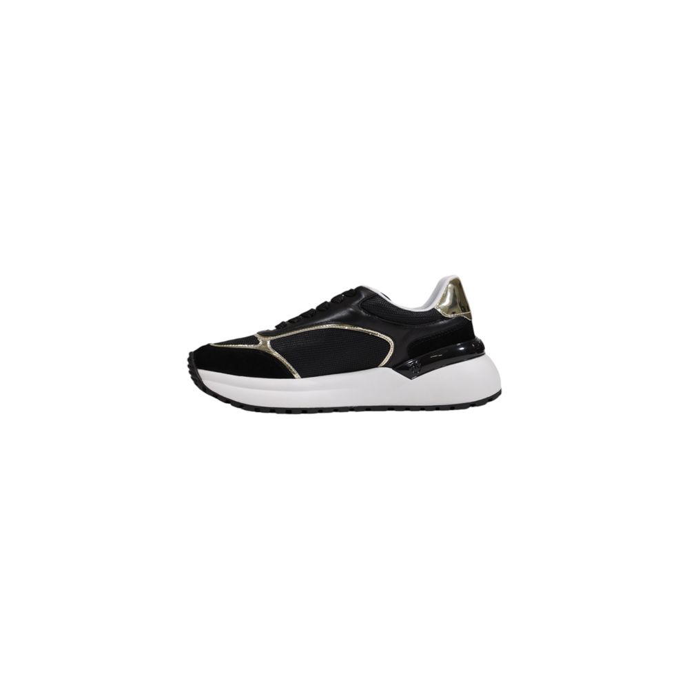 Baskets basses en cuir noir PINKO
