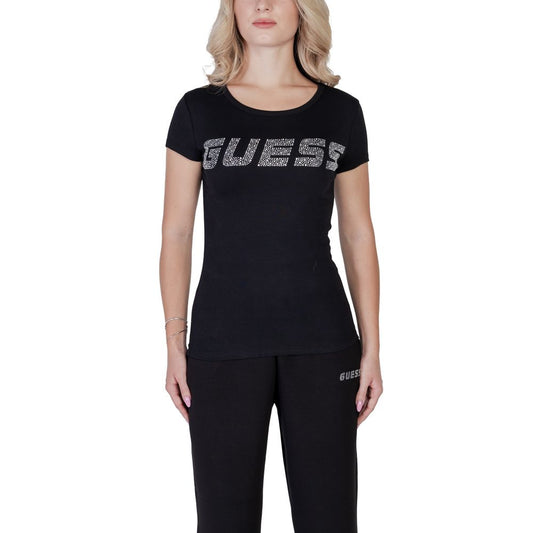 T-shirt Guess in cotone nero Active