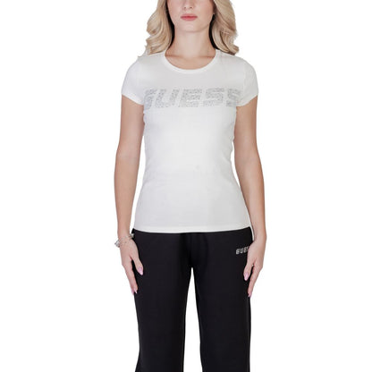 T-shirt in cotone Guess Active Cream