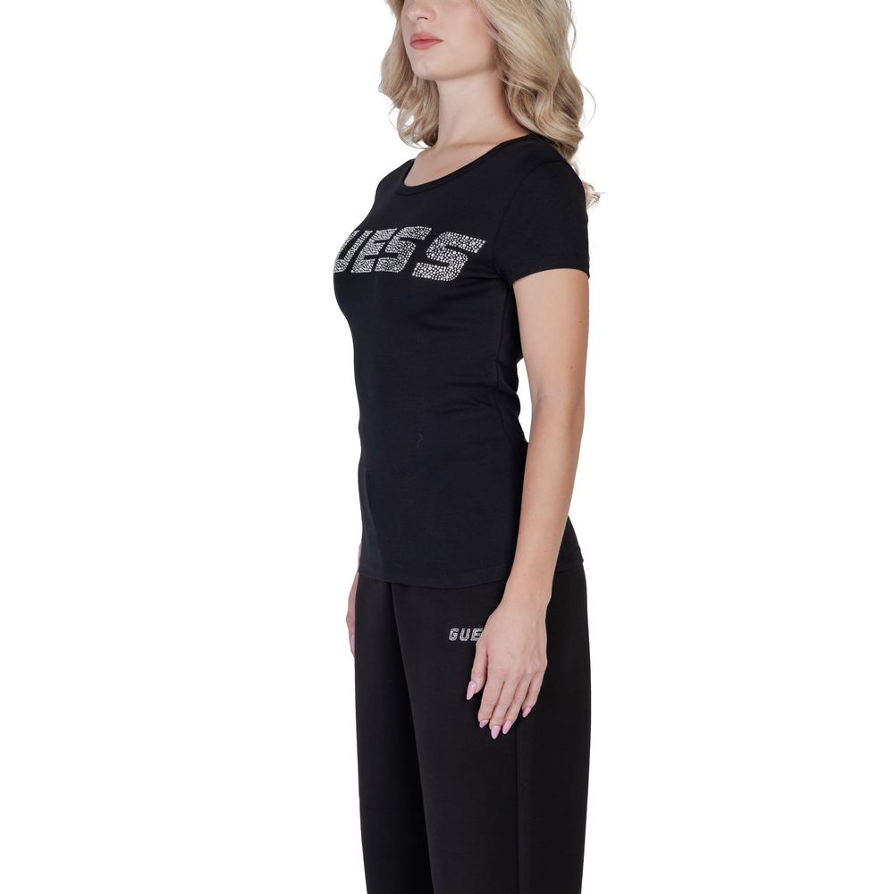 T-shirt Guess in cotone nero Active