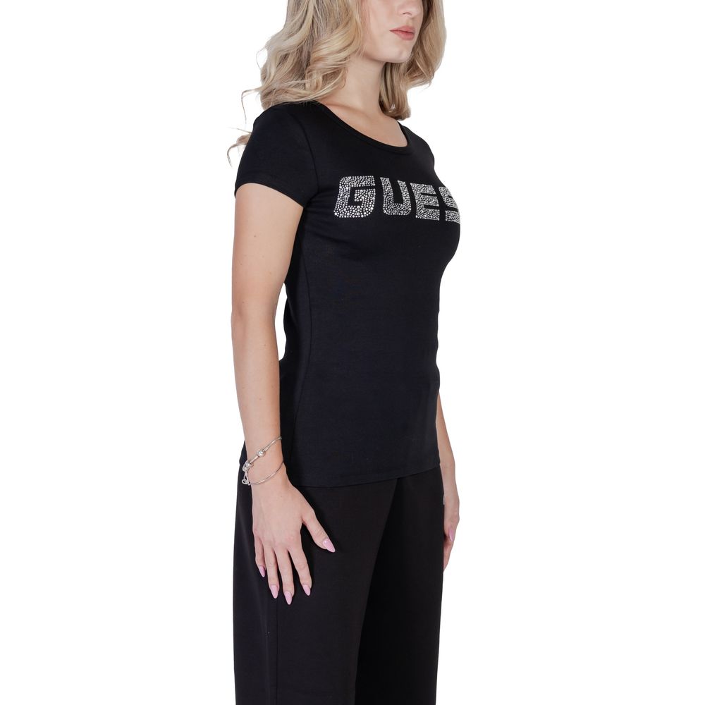 T-shirt Guess in cotone nero Active