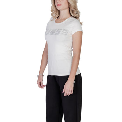 T-shirt in cotone Guess Active Cream
