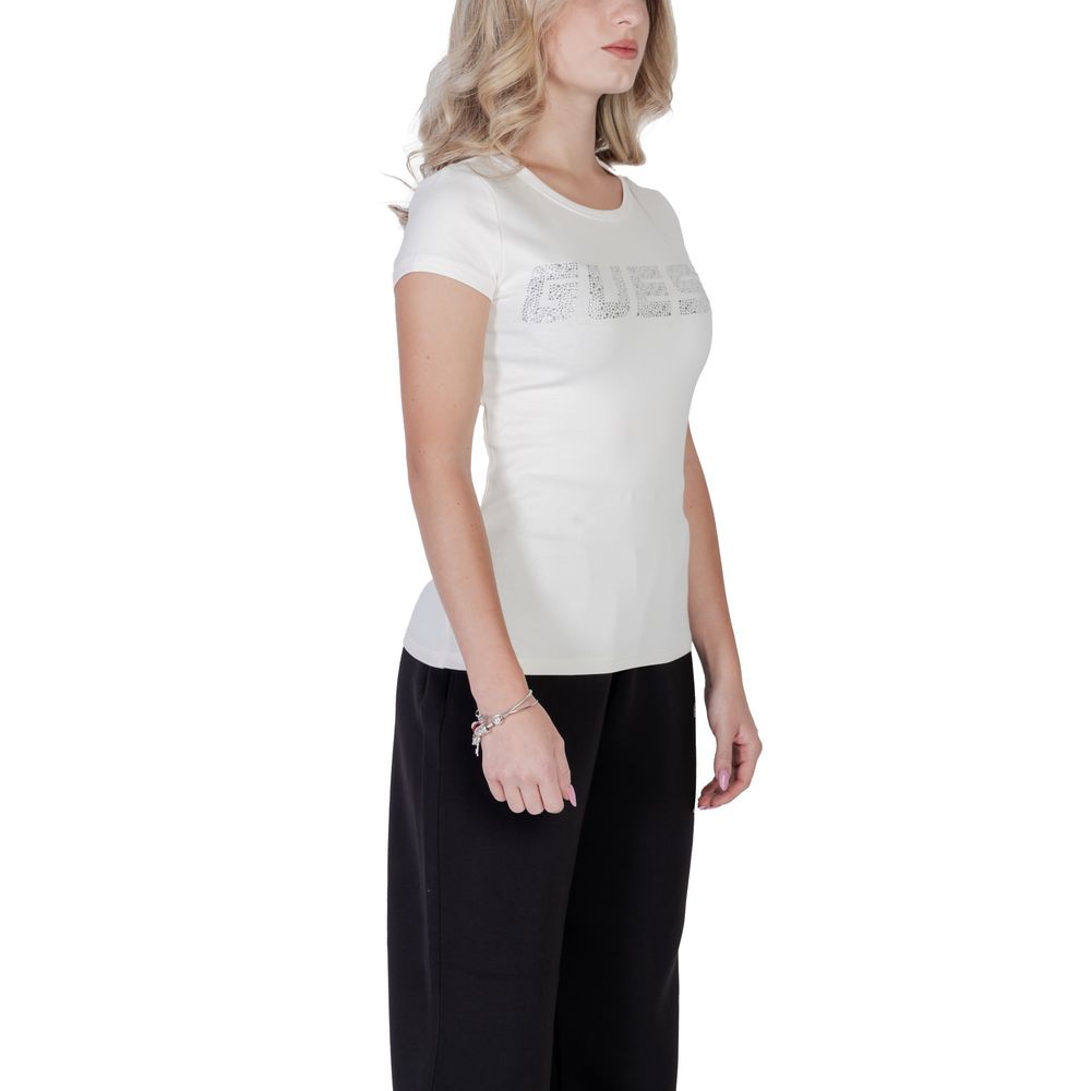 T-shirt in cotone Guess Active Cream