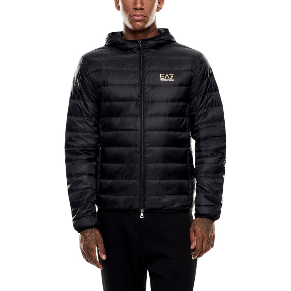 Giacca Lunga Bicolore EA7 Emporio Armani in Poliammide