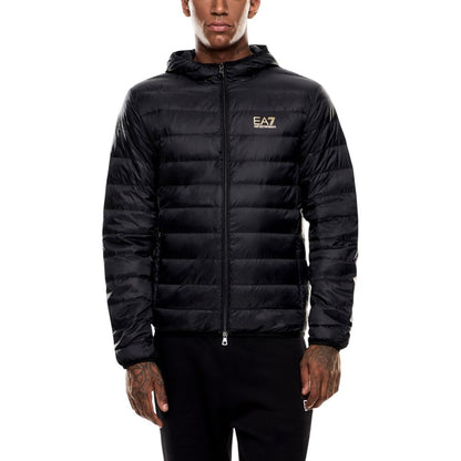Giacca Lunga Bicolore EA7 Emporio Armani in Poliammide