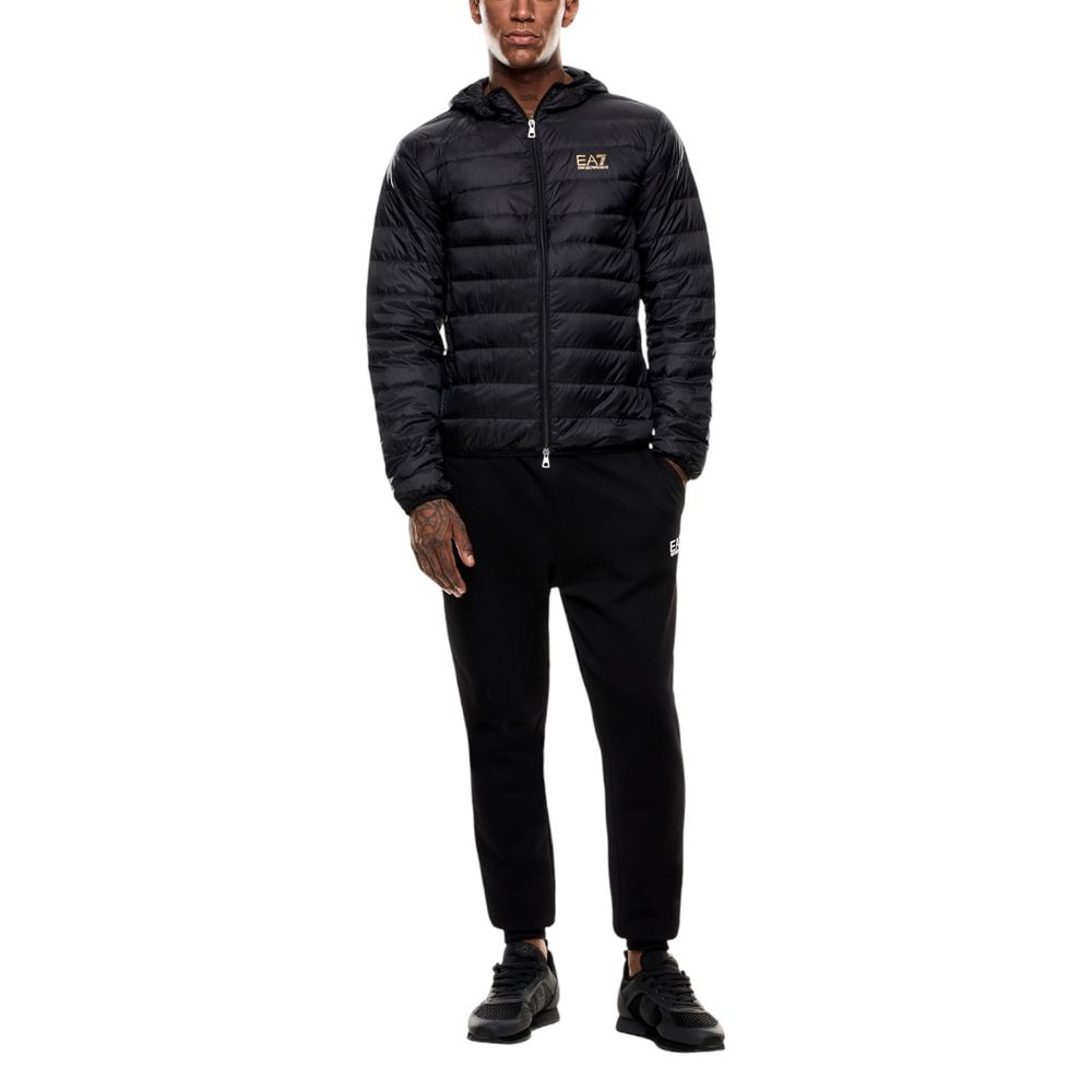 Giacca Lunga Bicolore EA7 Emporio Armani in Poliammide