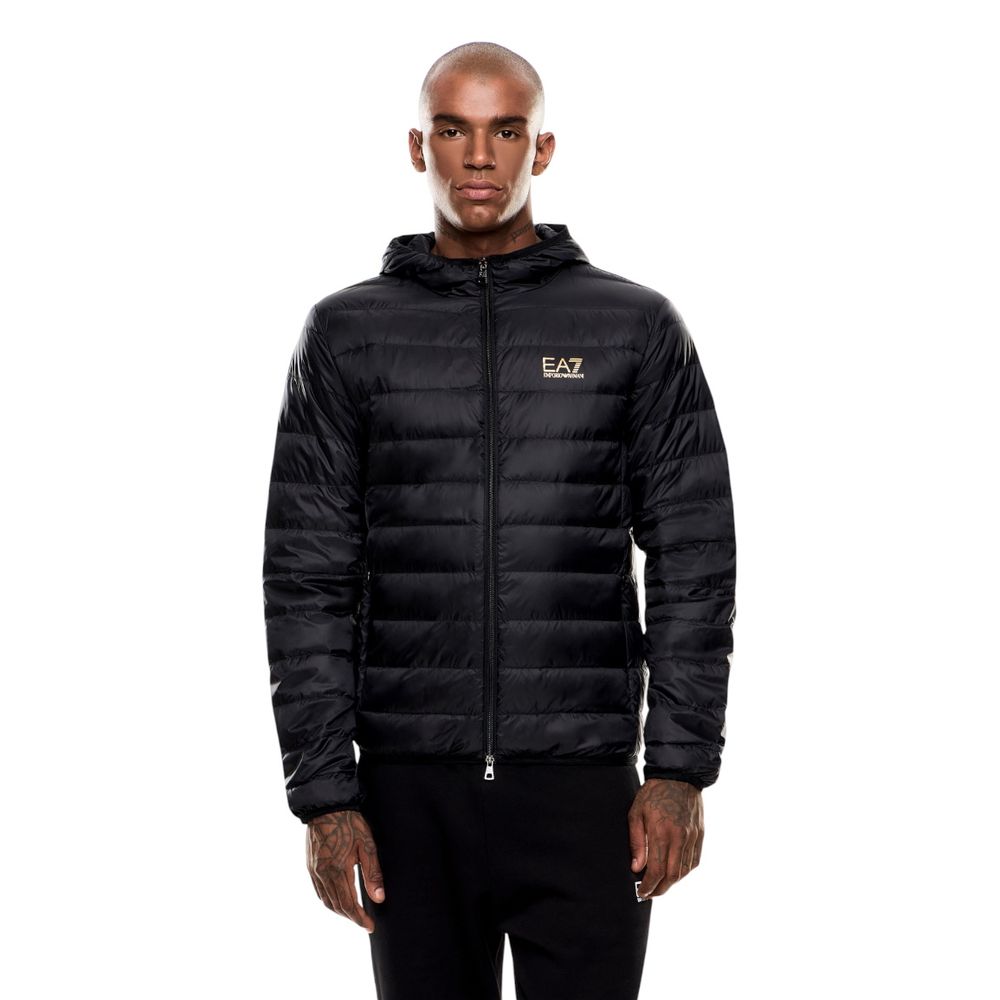 Giacca Lunga Bicolore EA7 Emporio Armani in Poliammide
