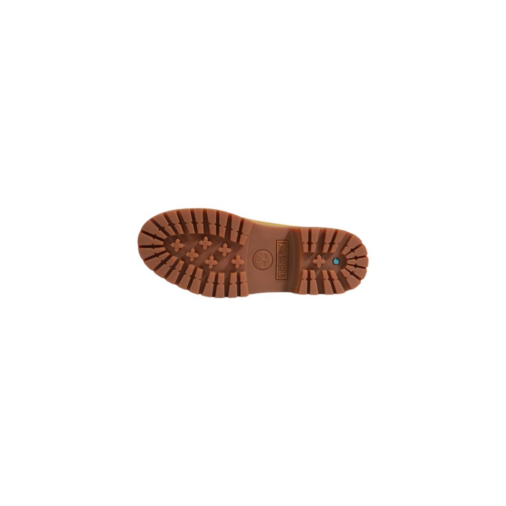 Bottines à lacets en cuir recyclé beige Timberland
