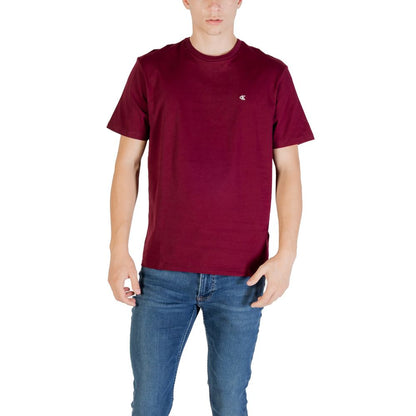 T-shirt in cotone bordeaux Calvin Klein Jeans