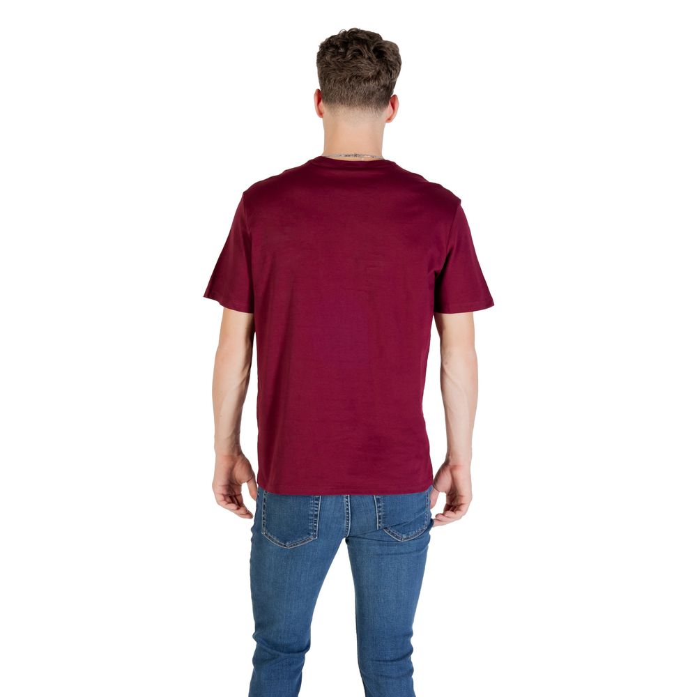 T-shirt in cotone bordeaux Calvin Klein Jeans