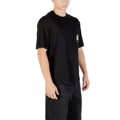 Armani Exchange Abbigliamento sportivo in cotone nero