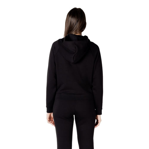 Felpa con cappuccio Armani Exchange in viscosa nera