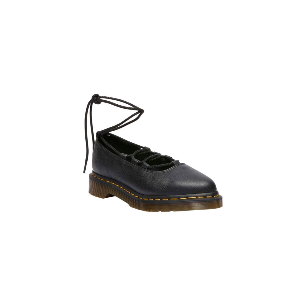 Escarpins à plateforme en cuir noir Dr. Martens