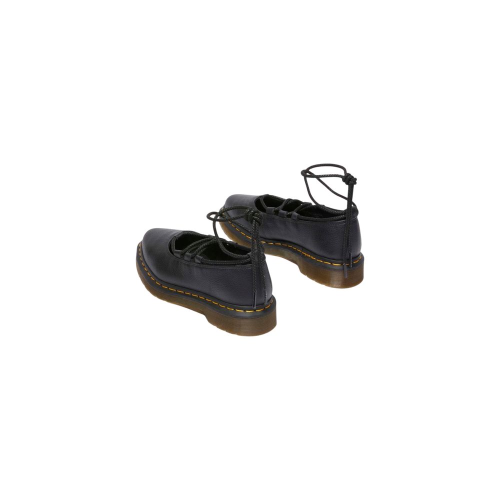 Escarpins à plateforme en cuir noir Dr. Martens