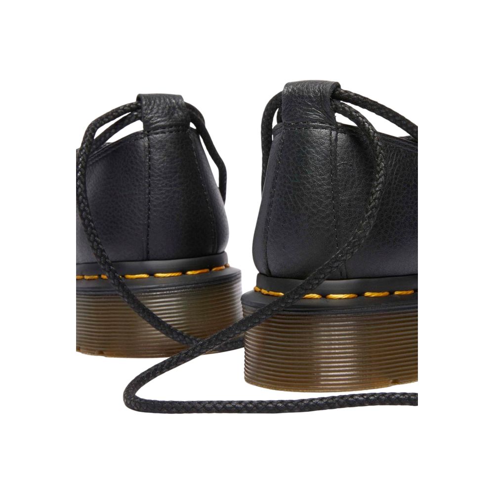 Escarpins à plateforme en cuir noir Dr. Martens