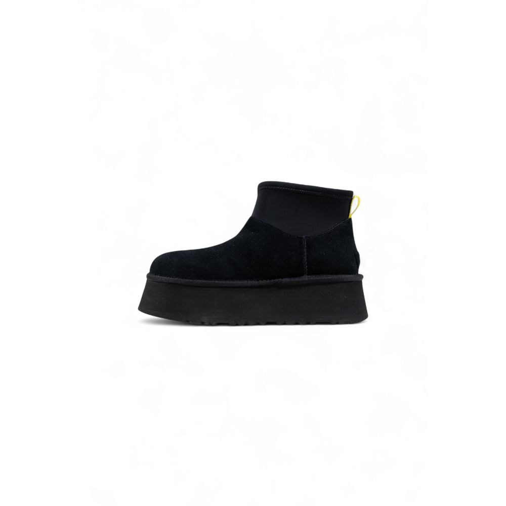 Bottines UGG en daim et cuir noirs