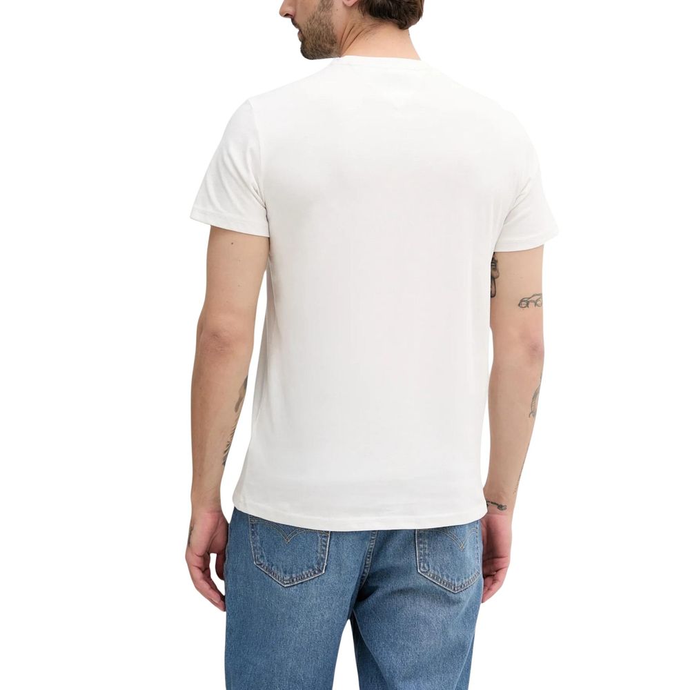 T-shirt Tommy Hilfiger Jeans in Cotone Riciclato Crema