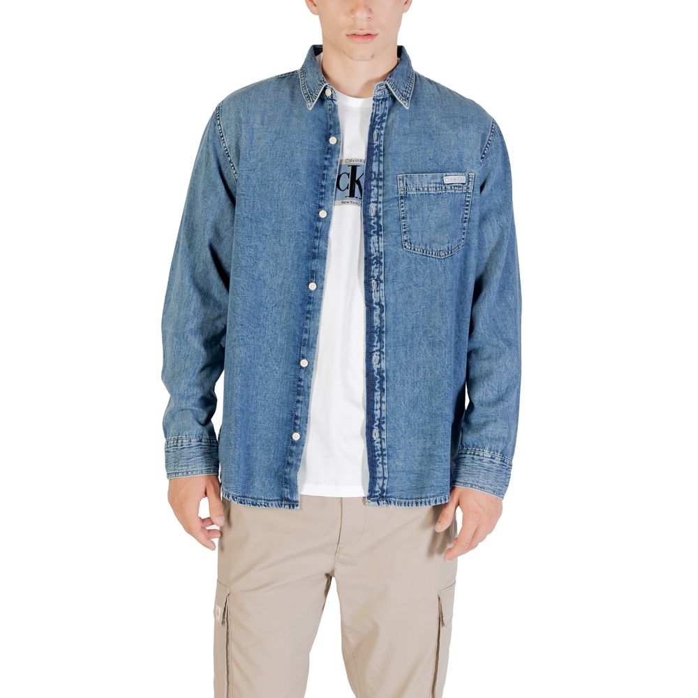 Chemise en jean bleu Calvin Klein Jeans