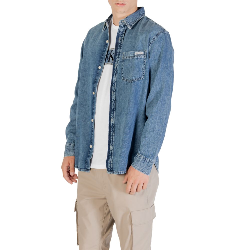 Chemise en jean bleu Calvin Klein Jeans