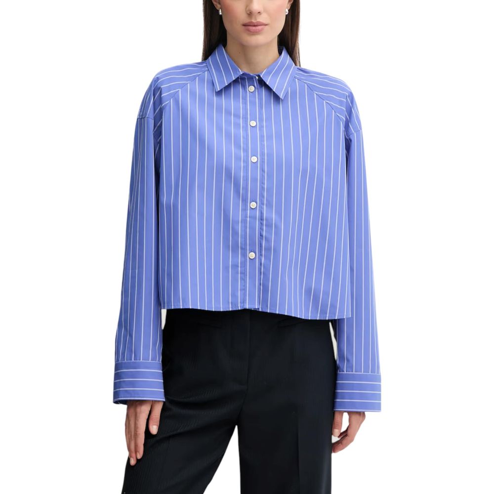 Chemisier en coton bleu Calvin Klein Jeans