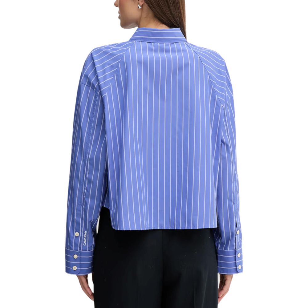 Chemisier en coton bleu Calvin Klein Jeans