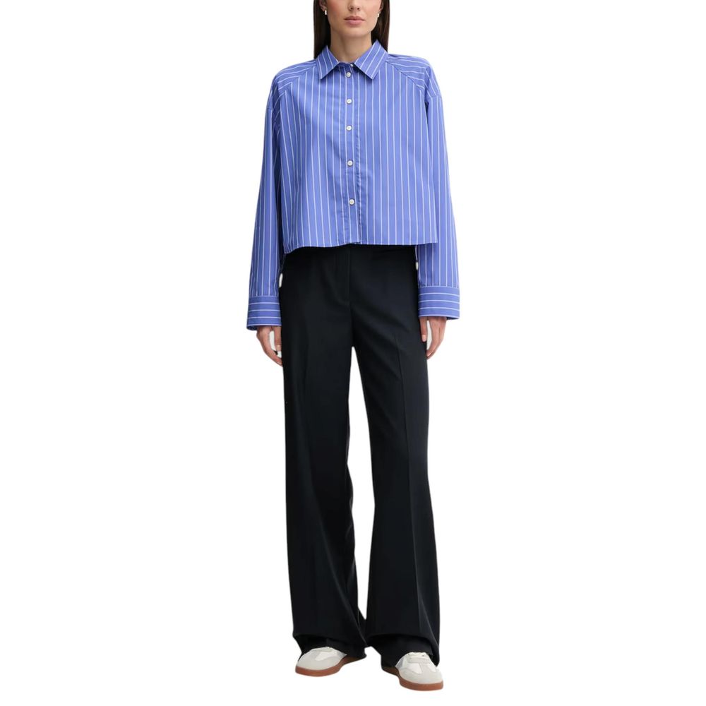 Chemisier en coton bleu Calvin Klein Jeans