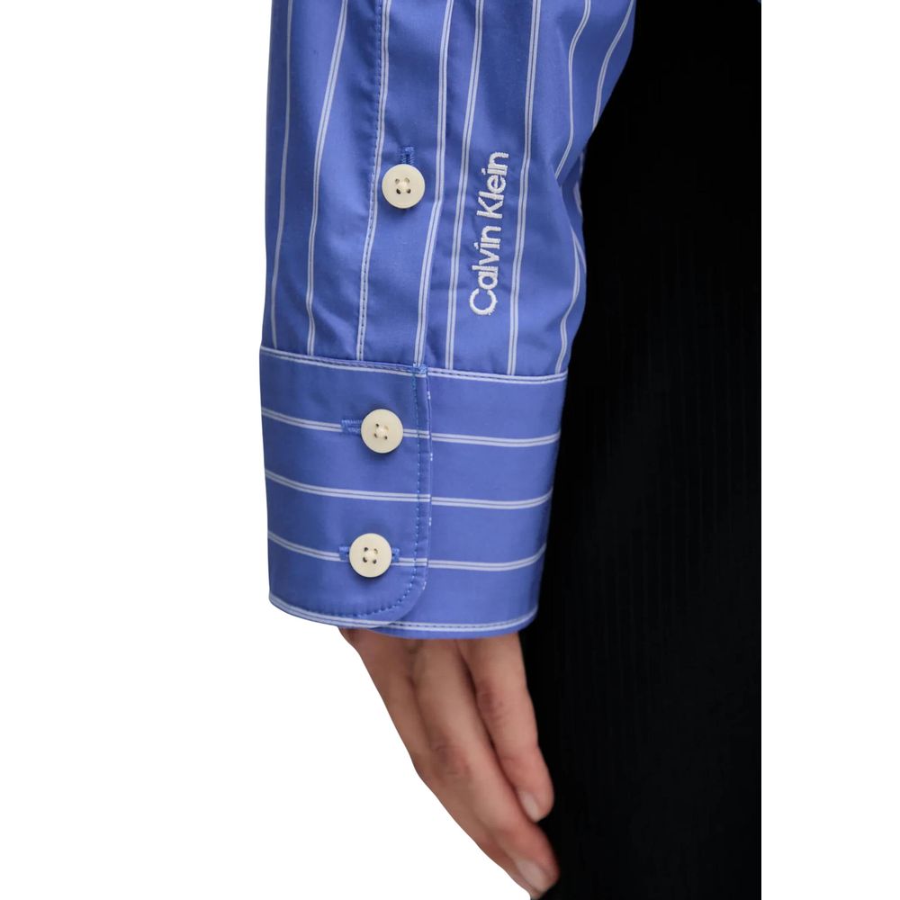 Chemisier en coton bleu Calvin Klein Jeans