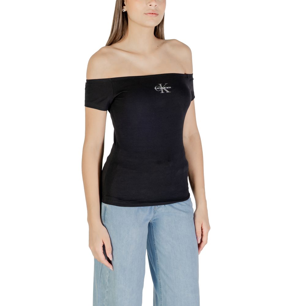 T-shirt Calvin Klein Jeans in cotone nero