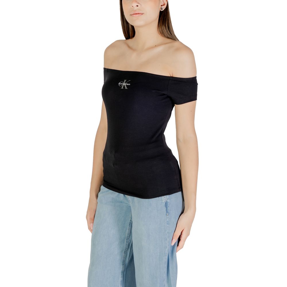 T-shirt Calvin Klein Jeans in cotone nero