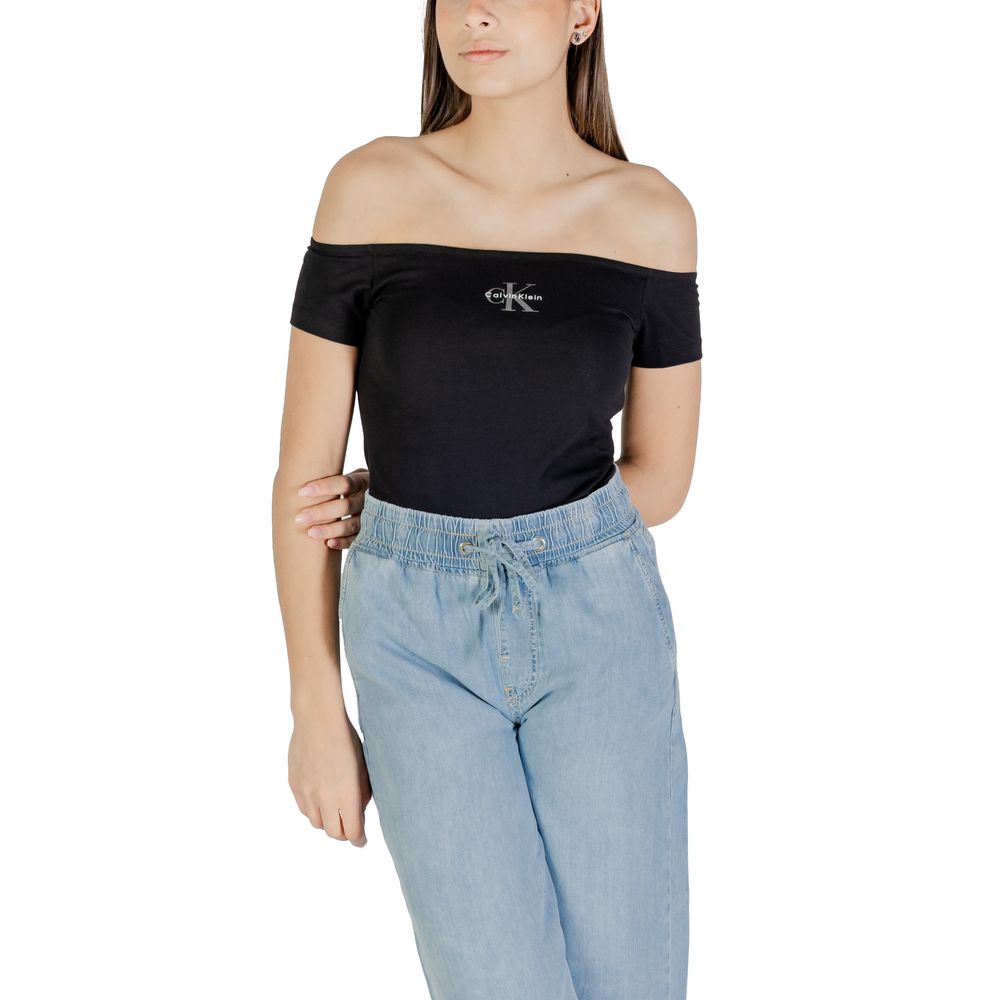 T-shirt Calvin Klein Jeans in cotone nero