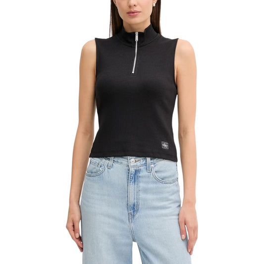 Haut Calvin Klein Jeans en coton noir