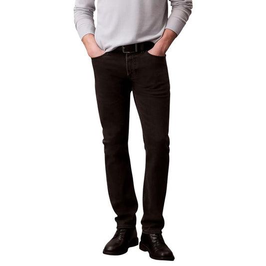 Jean slim en coton noir Calvin Klein Jeans