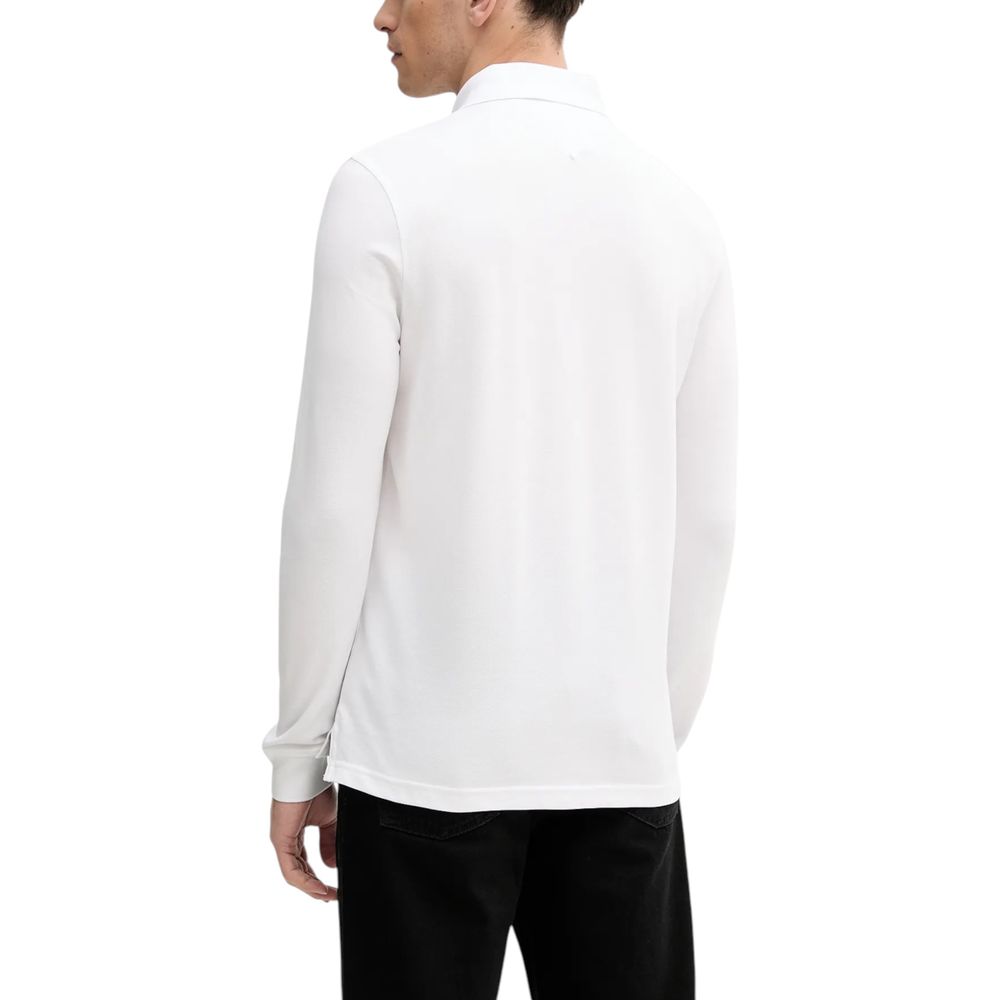 T-shirt Tommy Hilfiger en coton biologique blanc à manches longues