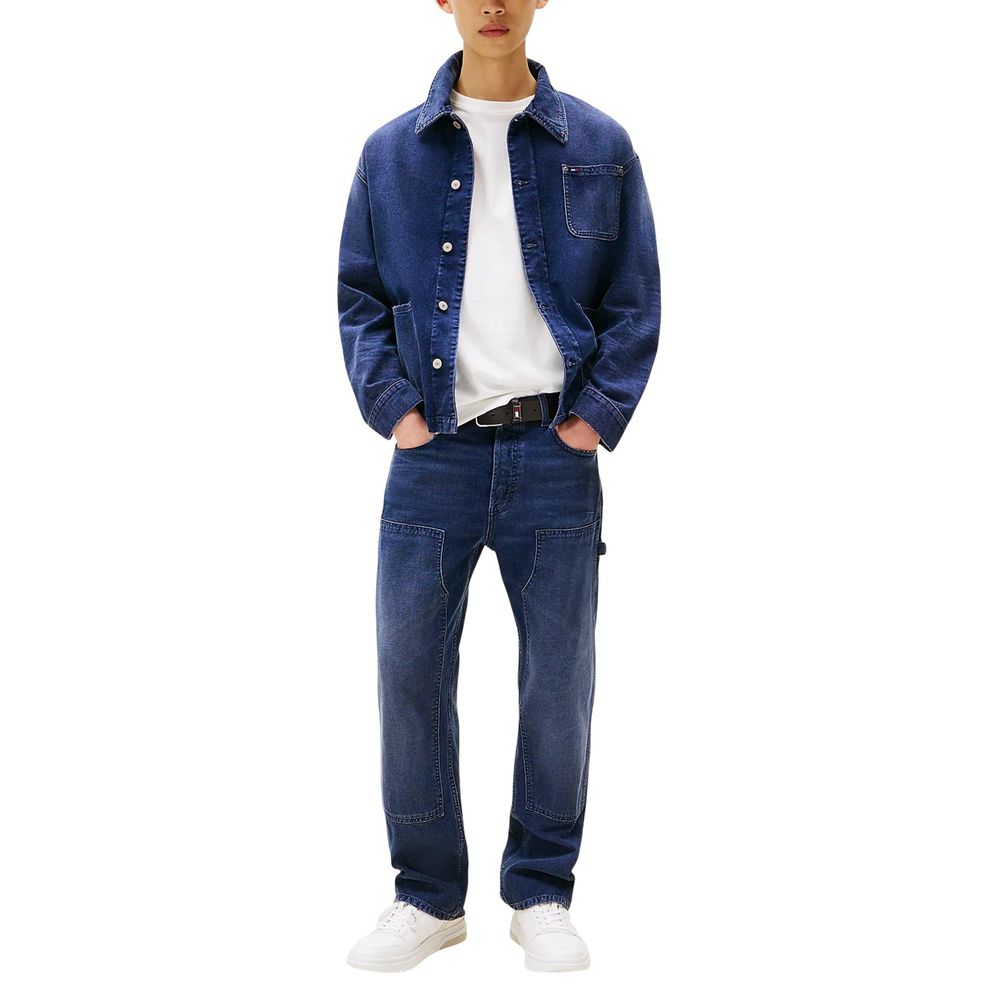Tommy Hilfiger Jeans Jeans Blu in Cotone Riciclato Vestibilità Rilassata