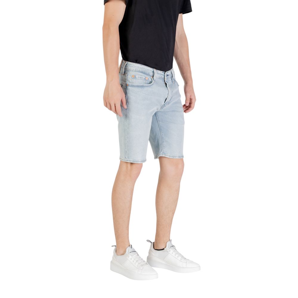 Short Bermuda en coton bleu clair Levi's