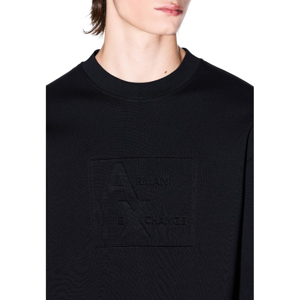 Sweat-shirt Armani Exchange en coton noir