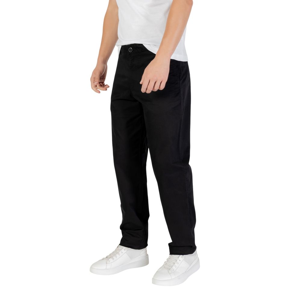 Pantalon skinny en coton noir Armani Exchange