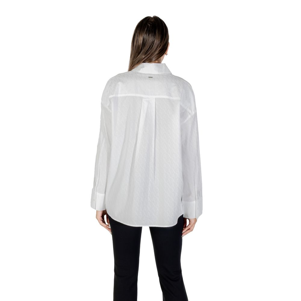 Camicia in cotone bianca Armani Exchange