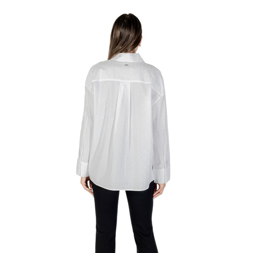 Camicia in cotone bianca Armani Exchange