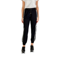 Liu Jo Black And White Cotton Joggers (Workout Pants)