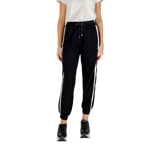 Pantalon de jogging Liu Jo en coton noir et blanc