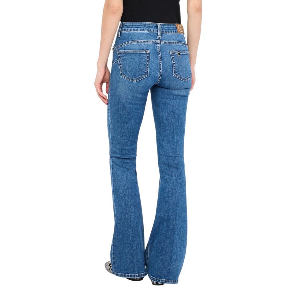 Jeans Liu Jo in cotone blu a zampa